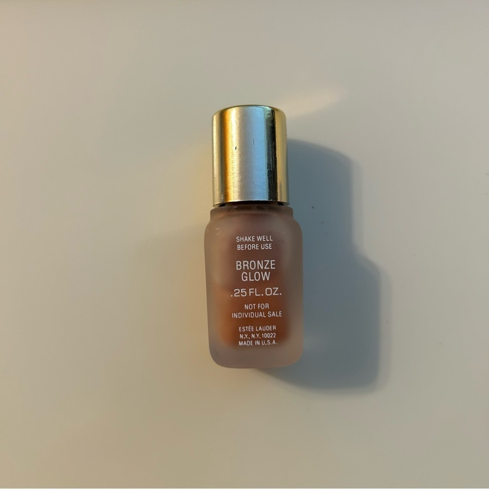 Estée Lauder vintage color wash liquid blush mini bottle bronze glow rare .25 oz - Picture 2 of 4